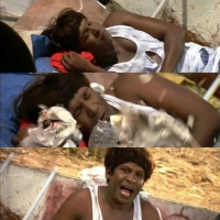 Enna sugamana thookam fb photo comment meme template