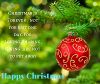 christmas is forever image