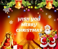 wish you a very happy merry christmas wishes image