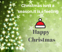 christmas is not a season it is a feeling image