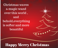 christmas waves a magic wand image for fb post