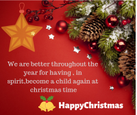 Become a child at christmas time image