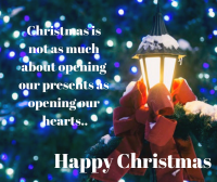 christmas opening our hearts image