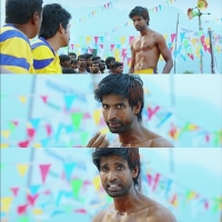 Anga enna six pack rendu nalla sapida kaddu kakkala meme template