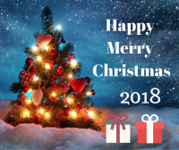 happy christmas 2018 image for facebook post