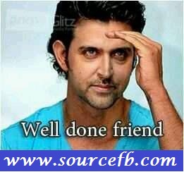 Well Done Appreciate comment for facebook