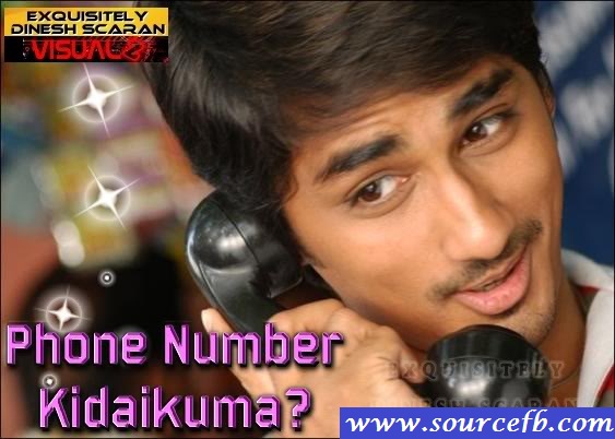 Tamil actor Sidharth Photo