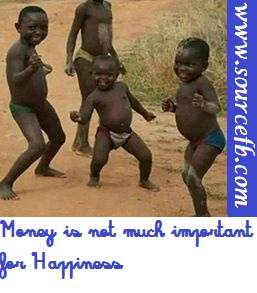 Money is not much important for Happiness