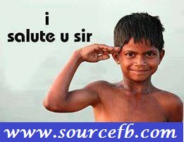 Salute comment photos