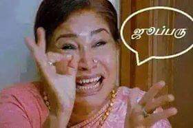 Tamil actress kovai sarala Fb comment pics