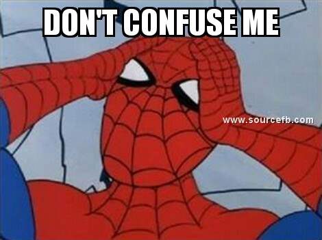 dont confuse me